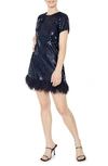 Likely Sequin Marullo Dress In Navy