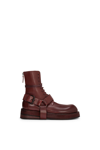 Marsèll Musona 40mm Biker Boots In Red