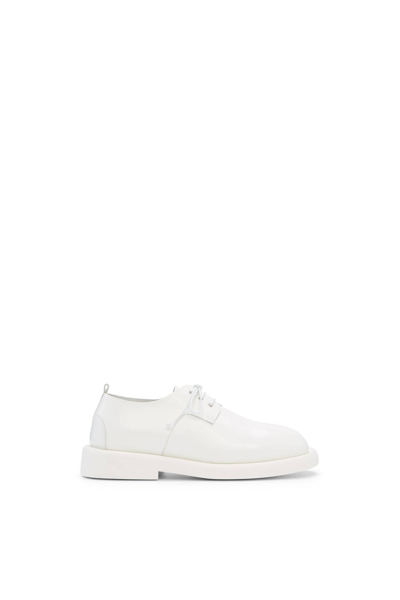 Marsèll Leather Derby Shoes In White