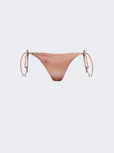 Jean Paul Gaultier Bikini Bottom In Nude And Blue