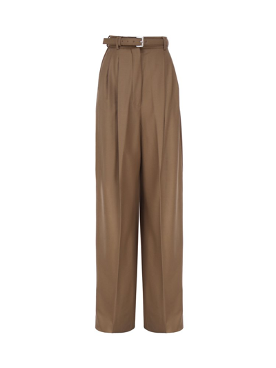 Sportmax Belted Straight In Brown