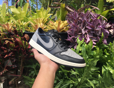 Pre-owned Jordan Nike Air Jordan 1 Retro Low Og Shadow 2015 Shoes In Black/medium Grey/sail