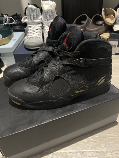 Pre-owned Jordan Brand 8 Retro Ovo Shoes In Black
