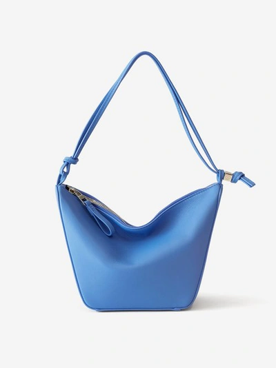 Loewe Hammock Mini Hobo Bag In Blue