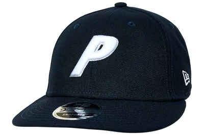 Pre-owned Palace New Era Low Profile P 9fifty Hat Navy