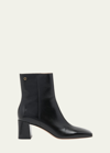 Gianvito Rossi Kinney Leather Ankle Boots In Black