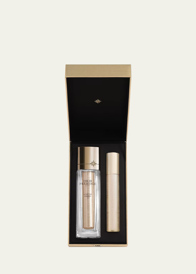 Dior Limited Edition Prestige Le Nectar Premier Case: Face And Neck Serum Duo In White