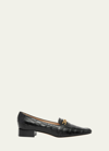 TOM FORD WHITNEY CROCODILE-EMBOSSED LEATHER LOAFERS