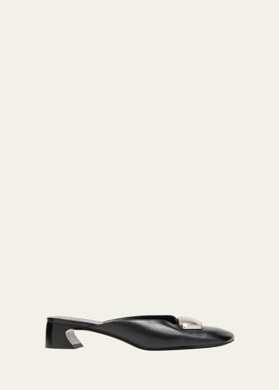 3.1 Phillip Lim 35mm Low Crescent Heel In Black