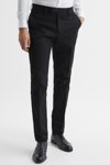 Reiss Black Slim Fit Chinos