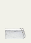 JIL SANDER ALL DAY BUCKLE METALLIC SHOULDER BAG