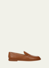 Vince Sloan Lambskin Slip-on Loafers In Sequoiabrown