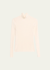 LAFAYETTE 148 RIBBED STAND-COLLAR SWEATER