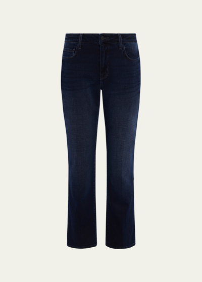 L Agence Marjorie Mid-rise Slouch Slim Straight Jeans In Maverick Mave