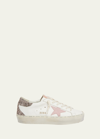 Golden Goose Hi Star Multi Glitter Low-top Sneakers In White/comb