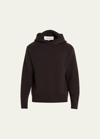 Frame Men's Solid Cashmere Hoodie In Marron