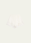Zimmermann August Broderie Shorts In Ivory