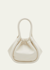 Proenza Schouler Xs Ruched Leather Tote Bag In 105 Ivory