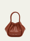 Proenza Schouler Xs Ruched Leather Tote Bag In 218 Cognac