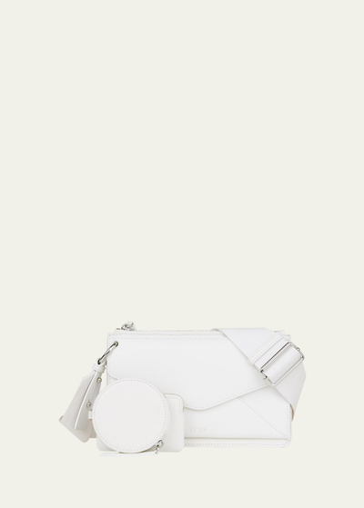 We-ar4 The Envelope Leather Crossbody Bag In White
