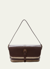 Altuzarra Watermill Caged Straw Shoulder Bag In 000290 Naturalpra