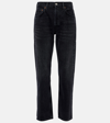 AGOLDE PARKER LONG MID-RISE STRAIGHT JEANS