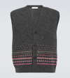 Our Legacy Fair Isle Sweater Vest In Grey
