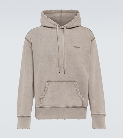 Ami Alexandre Mattiussi Tonal Adc Hoodie In Argile