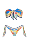 ZIMMERMANN ALIGHT SCARF-TIED BIKINI SET