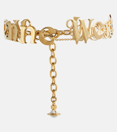 Vivienne Westwood Raimunda Choker In Gold