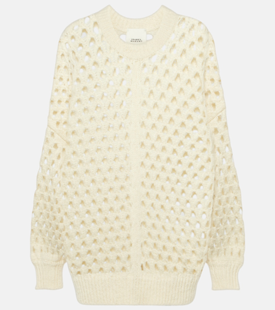 Isabel Marant Pullover Tane Aus Einem Alpakawollgemisch In Beige