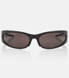 BALENCIAGA REVERSE XPANDER OVAL SUNGLASSES