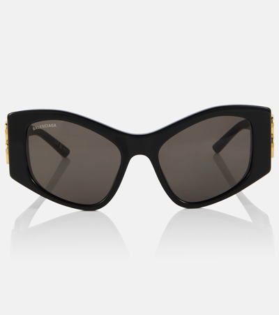 Balenciaga Eckige Sonnenbrille Dynasty In Black