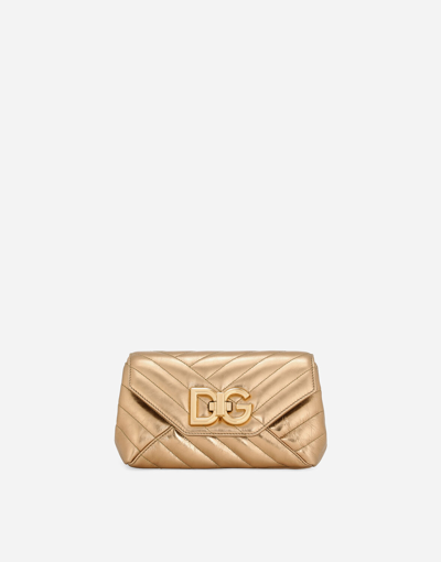 Dolce & Gabbana Lop Mini Bag In Gold