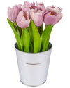 National Tree Company 9in Mauve Tulip Bouquet In Mauve