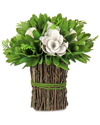 NATIONAL TREE COMPANY NATIONAL TREE COMPANY 9IN SPRING CREAM FLORAL BUNDLE