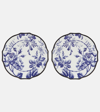 GUCCI HERBARIUM SET OF TWO ACCENT PLATES