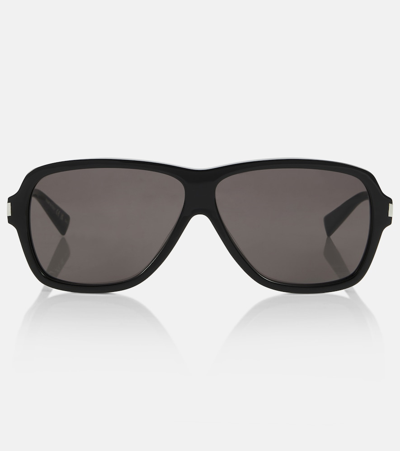 Saint Laurent Black Sl 609 Carolyn Sunglasses In 001 Black