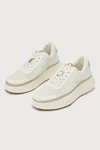 COCONUTS BY MATISSE GO TO NATURAL WOVEN LACE-UP PLATFORM SNEAKERS