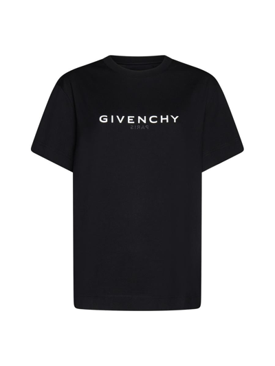 Balenciaga Printed Cotton-jersey T-shirt In Black