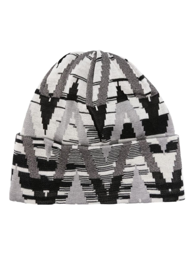 Missoni Sport Viscose And Wool Blend Hat In Grey