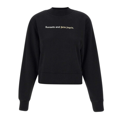 Palm Angels Sweatshirt In Black