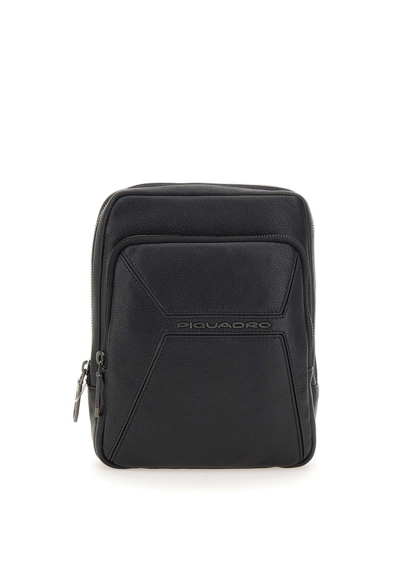 Piquadro Crossbody Bag Leather Black
