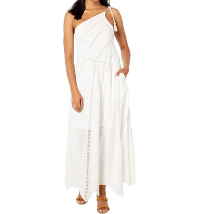 Free People Bella One Shoulder Maxi In White