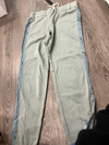 Monrow Side Band Sweatpant In Mint Green In Green