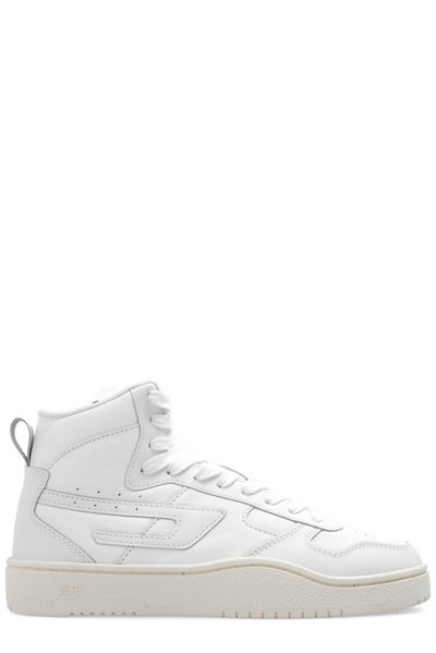 Diesel High Top Lace In White