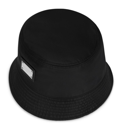 Dolce & Gabbana Nylon Essential Bucket Hat In Multi