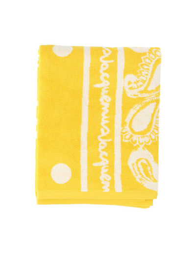 Jacquemus Bandana Scarf In Yellow