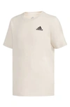 Adidas Originals Kids' Embroidered Logo T-shirt In Alumina