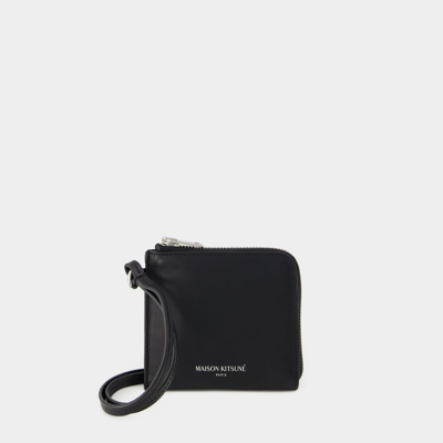 Maison Kitsuné Purse - Maison Kitsune - Leather - Black